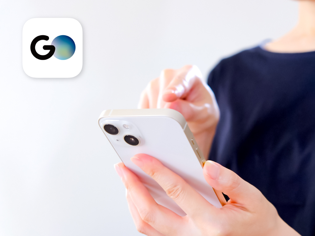 スマートフォン配車アプリ「GO」